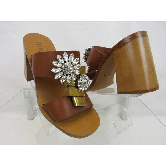 Miu Miu | Shoes | Nib Miu Miu Prada 5xx443 Brown Leather